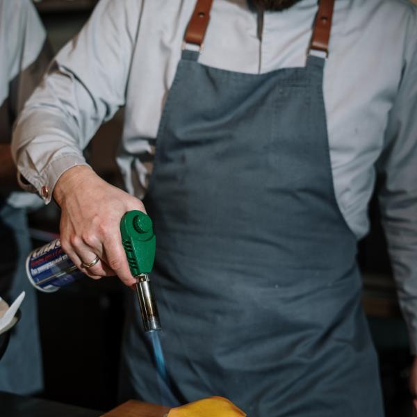 Der Meister bei der Arbeit